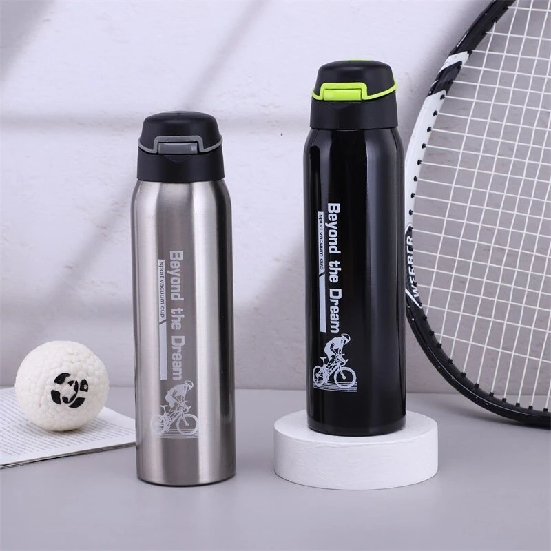 500ml Portable Cycling Water Bottle, Large Capacity 304 Stainless Steel Sports Bottle Suitable For Mountain Bikes And Road Bikes (image for) 500ml Portable Cycling Water Bottle, Large Capacity 304 Stainless Steel Sports Bottle Suitable For Mountain Bikes And Road Bikes